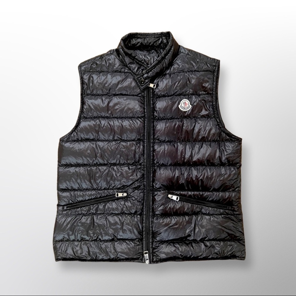 Moncler Gui Slim-Fit Logo Appliquéd Quilted Shell Down Gilet